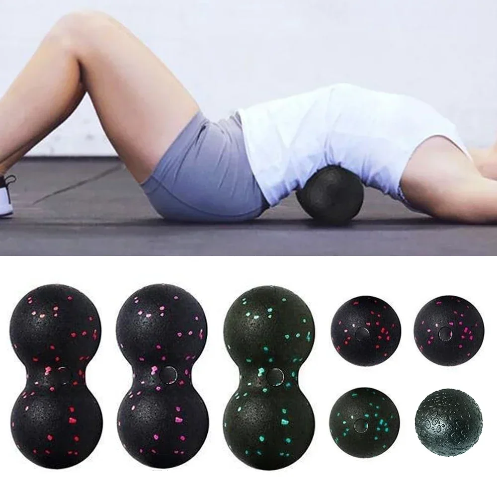 Pilates Yoga Ball - Peanut Balls Body Massage Fascia Ball