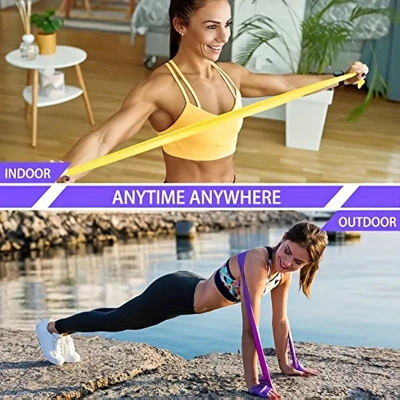 Pilates Yoga Difference - 4PCS - Yoga resistance bands of
