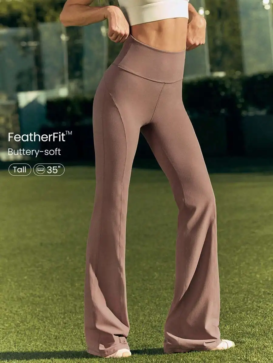 Pilates Yoga Leggings - Ultra Long Flare Leggings For Women