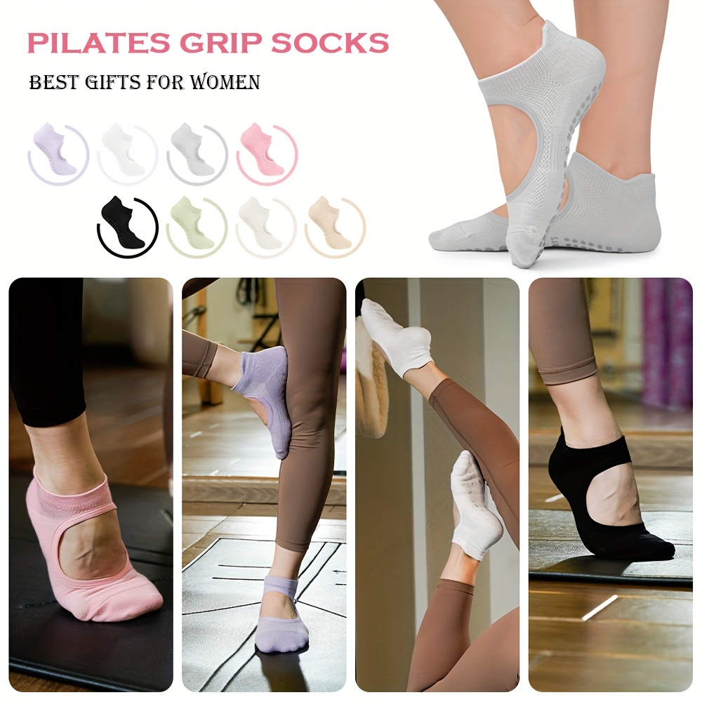 2 Pairs Non-Slip Pilates Socks - Pilates Yoga And Barre recensione e prezzo