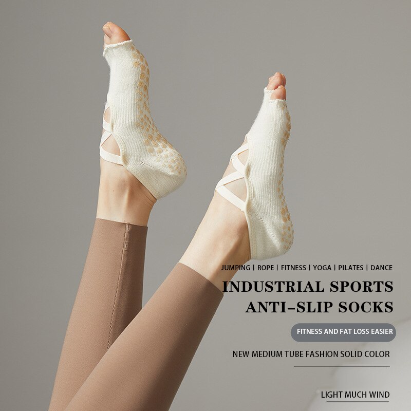 Ladies Yoga Socks Non Slip Gri - Pilates Yoga And Barre recensione e prezzo