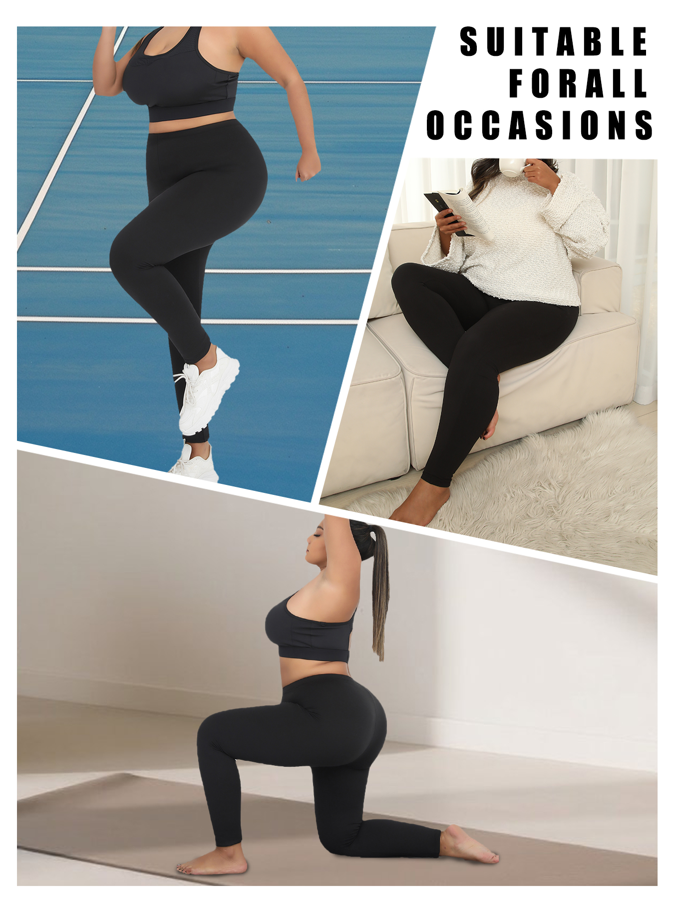 Plus Size Super Soft Sport Leg - Pilates Yoga Leggings recensione e prezzo