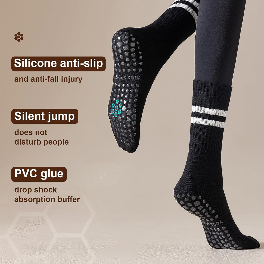 Yoga Pilates Socks with Grips  - Pilates Yoga And Barre recensione e prezzo