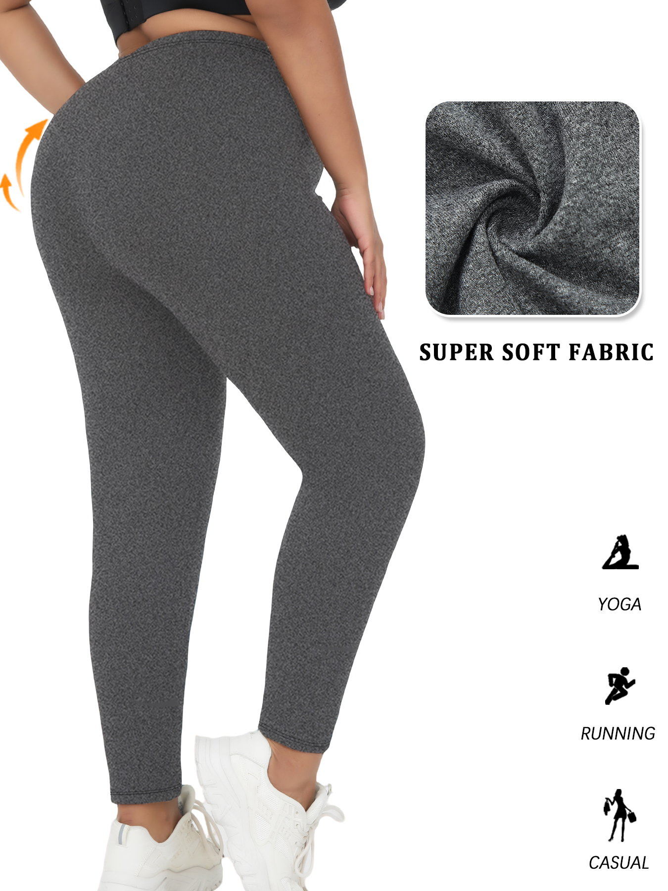 Plus size Women's Low Rise Wor - Pilates Yoga Leggings recensione e prezzo