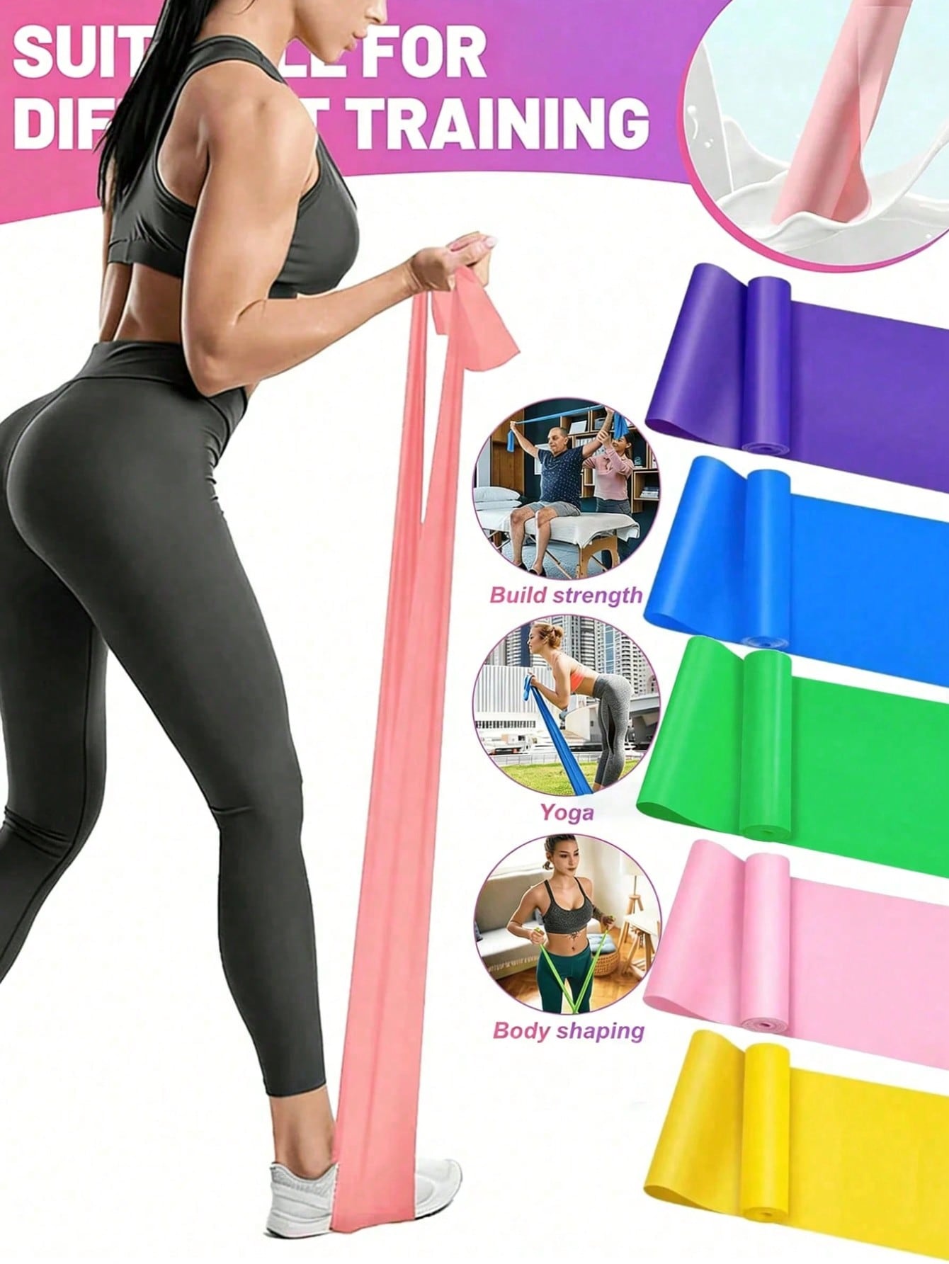3 Packs Strength Training Resi - Pilates Yoga Difference recensione e prezzo