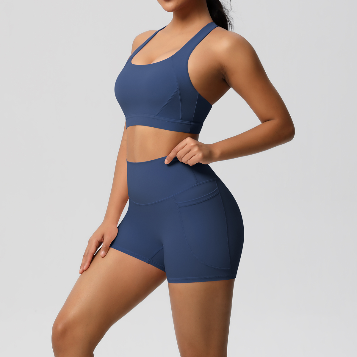 2PCS Sportswear With Pocketed  - Pilates Yoga Leggings recensione e prezzo