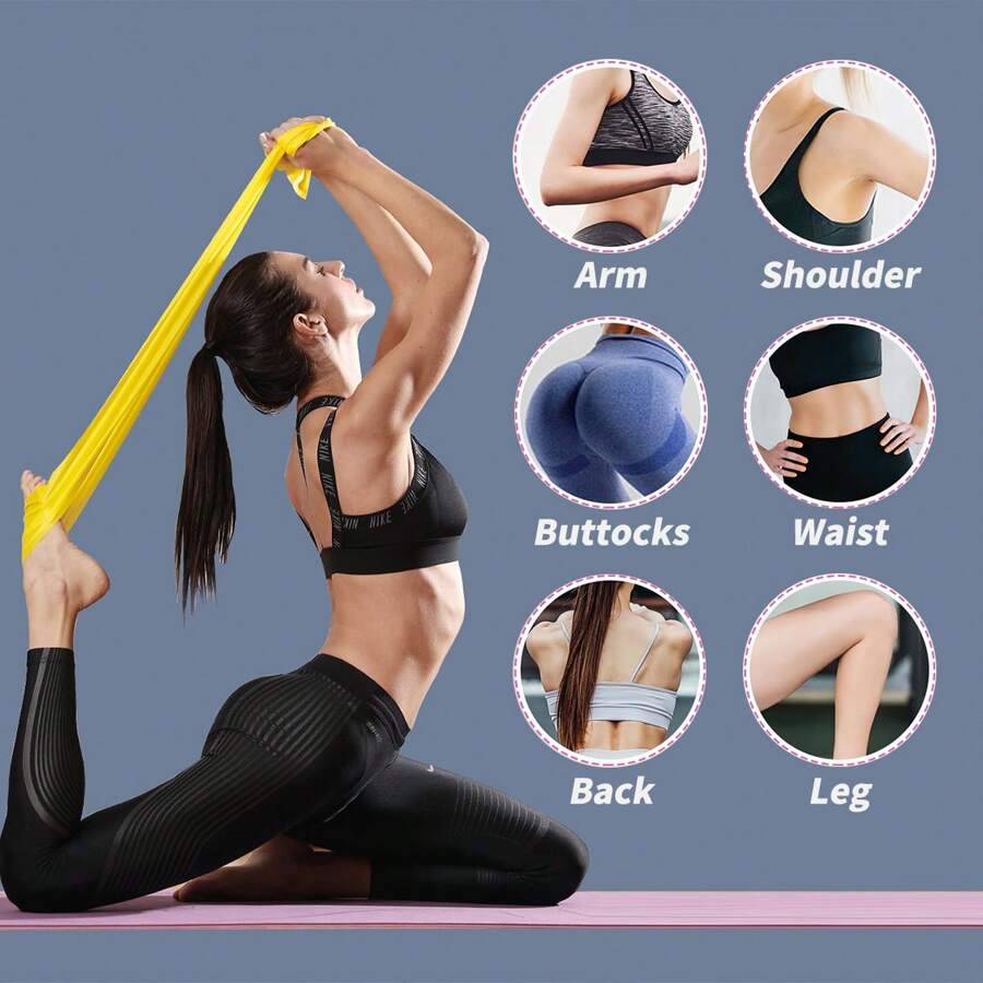 3pcs Resistance Bands Set, Pow - Pilates Yoga Difference recensione e prezzo